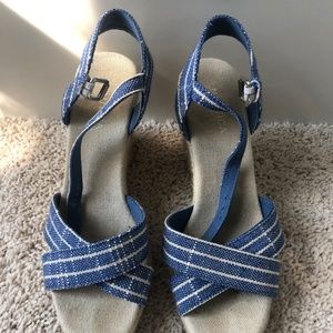 Nautica strappy wedges / esdpadrille sandals